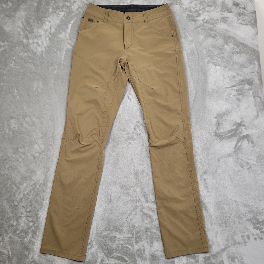 Kuhl Silencr Rogue Pants Men's 30x34 Brown Ripstop Stretch Hiking Outdoor